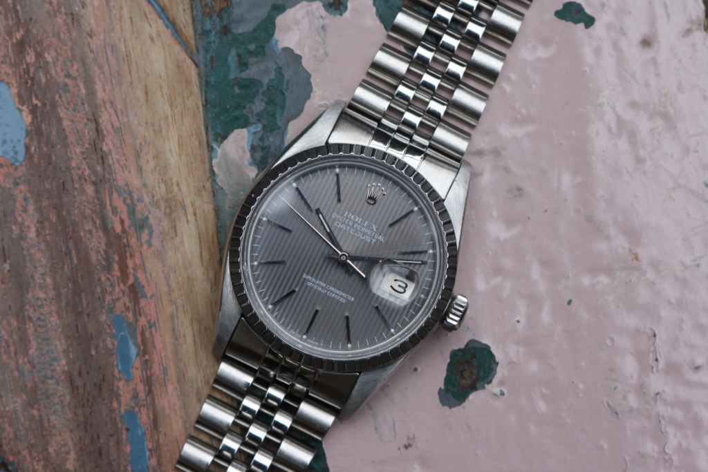 rolex tapestry dial rare