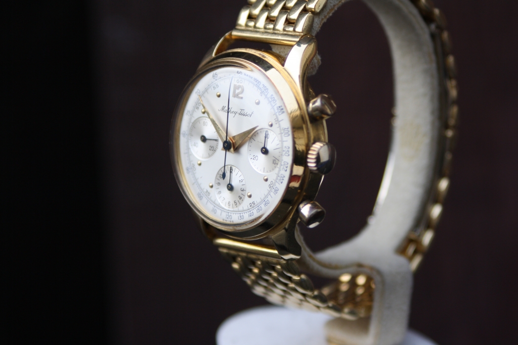 Mouvement De Montre Mécanique Vintage Mathey-Tissot Calibre 722 - Pour Pièces / Réparation - Balancier Libre