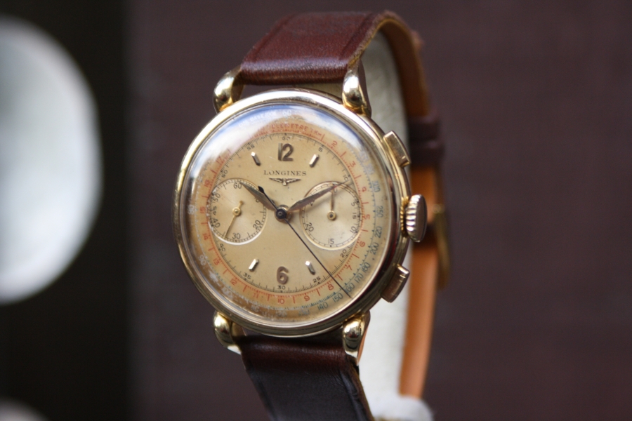 longines stop second flyback