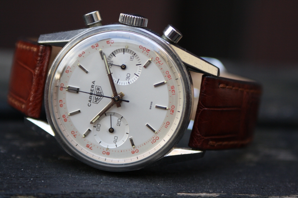 Vintage Heuer chronograph watches VINTAGE TIMES AMSTERDAM