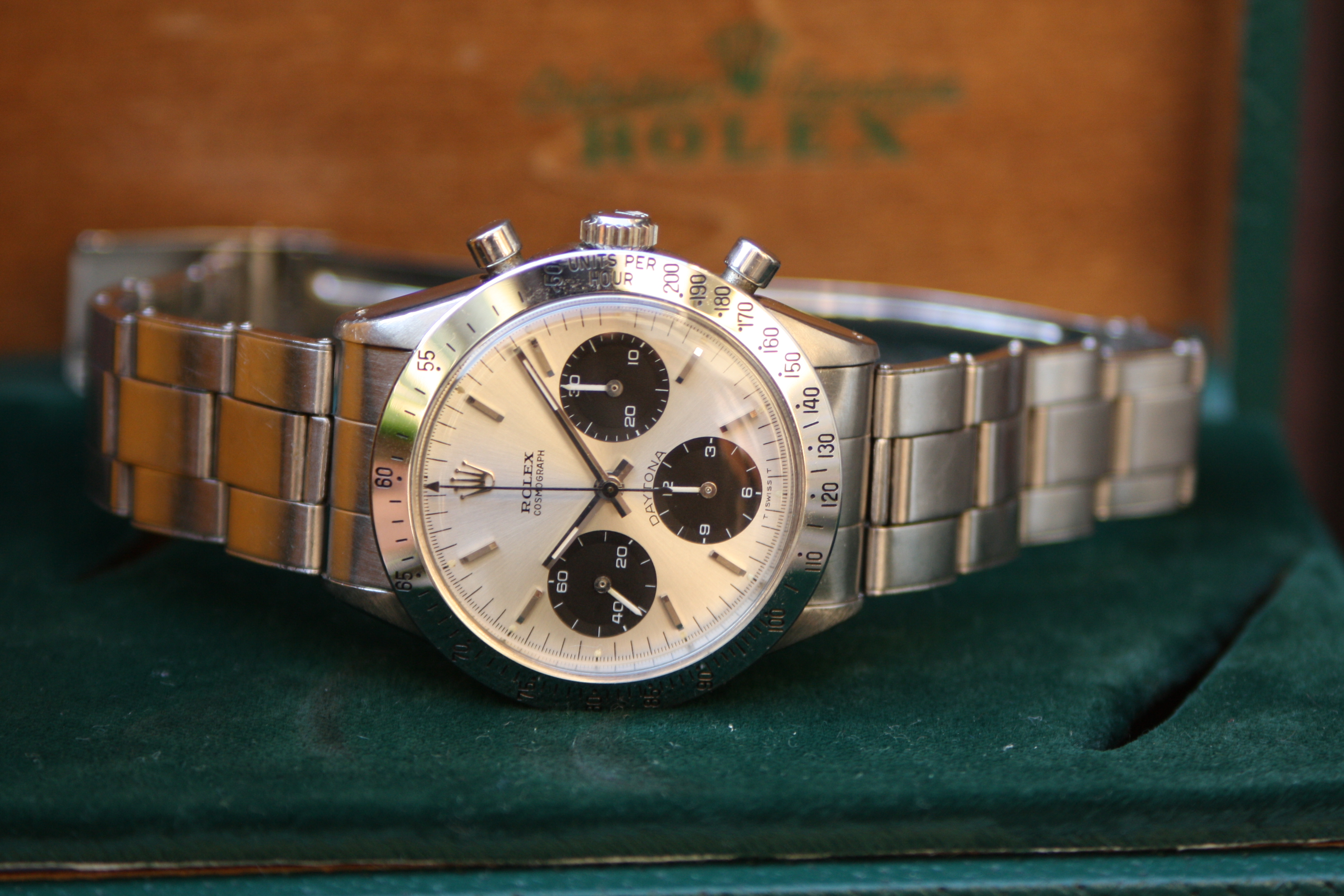 rolex daytona silver