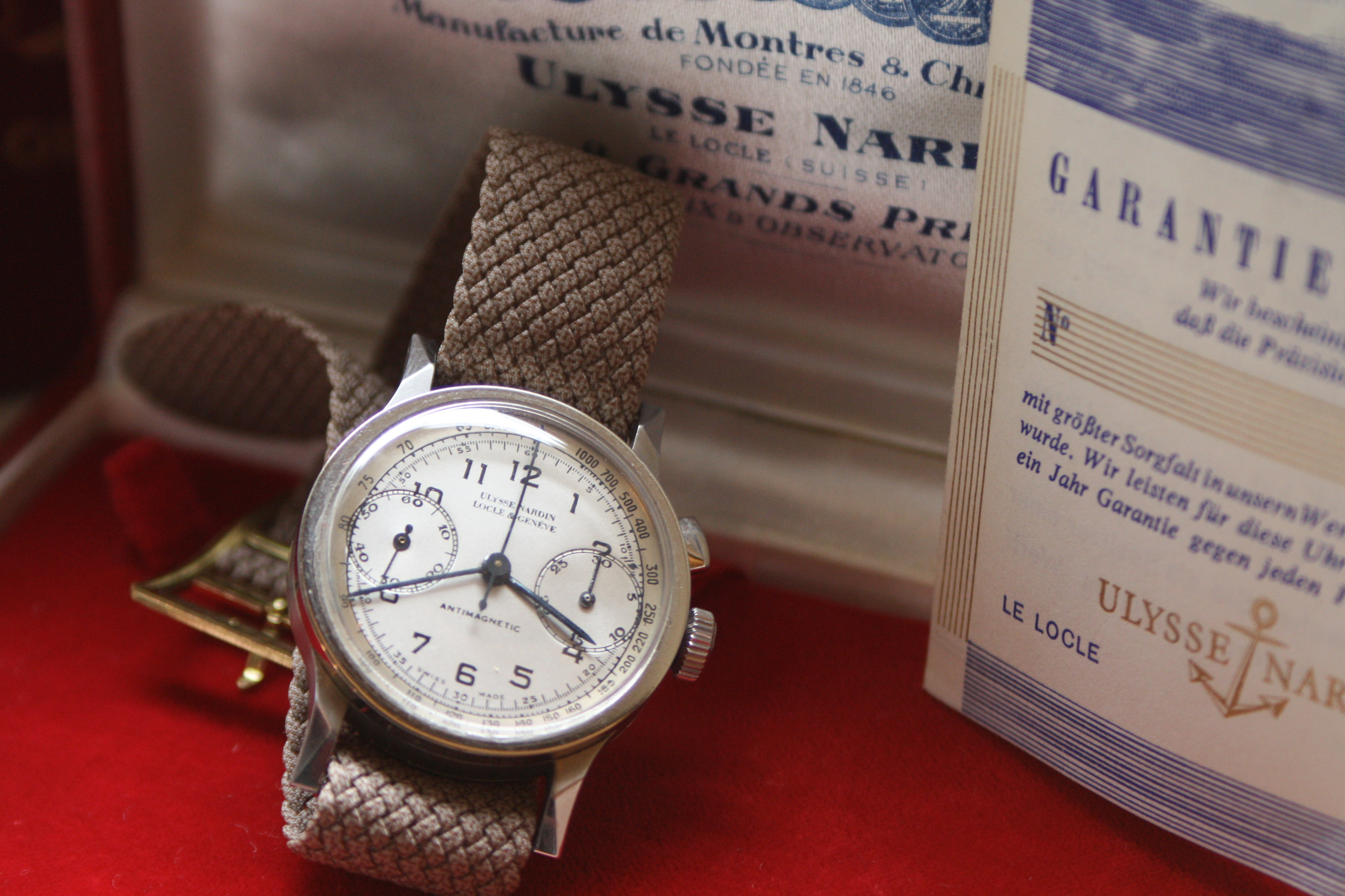 Ulysse nardin vintage chronograph sale