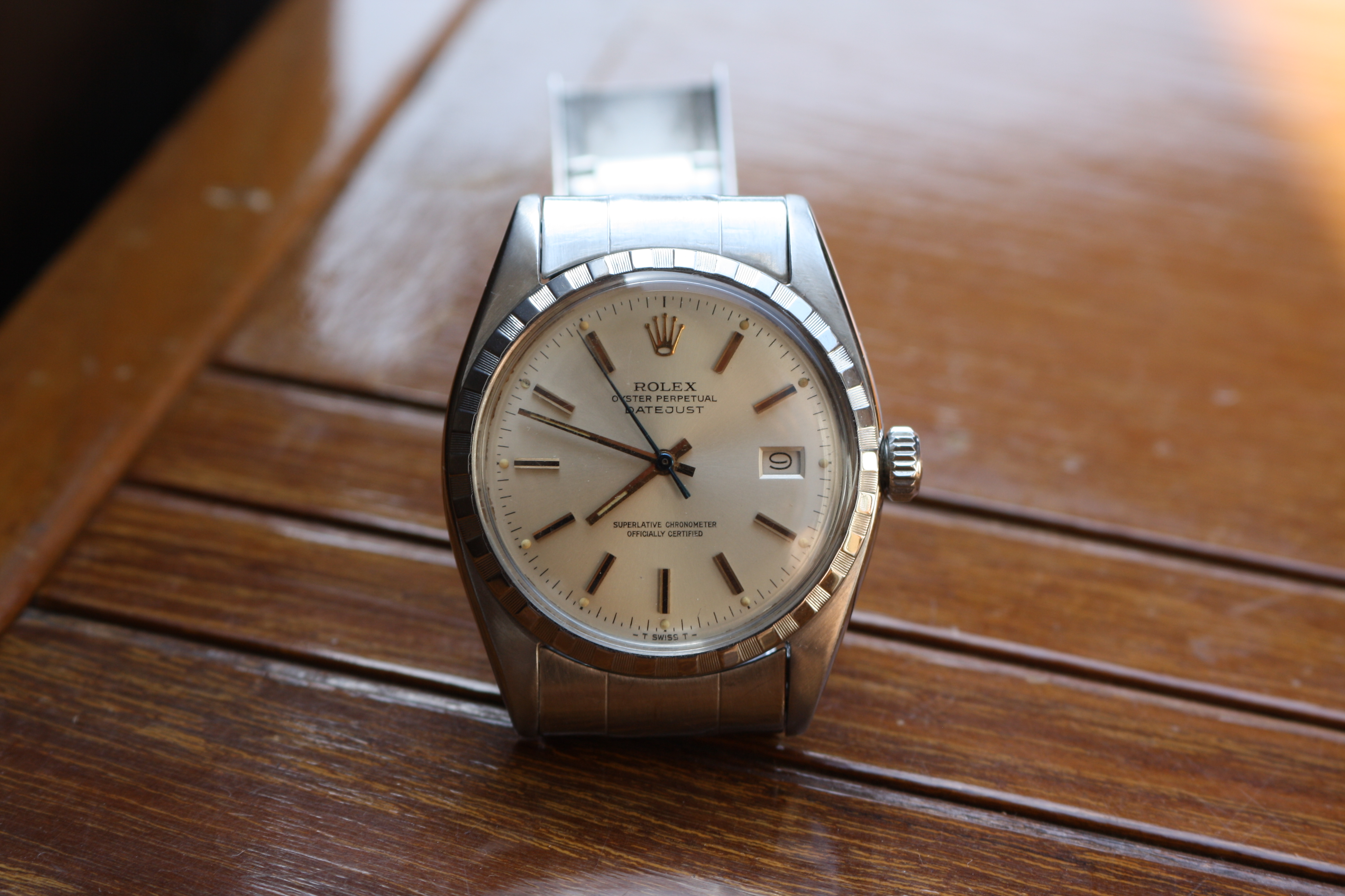 Rolex Datejust 6305 Ovettone 36mm steel Vintage Times