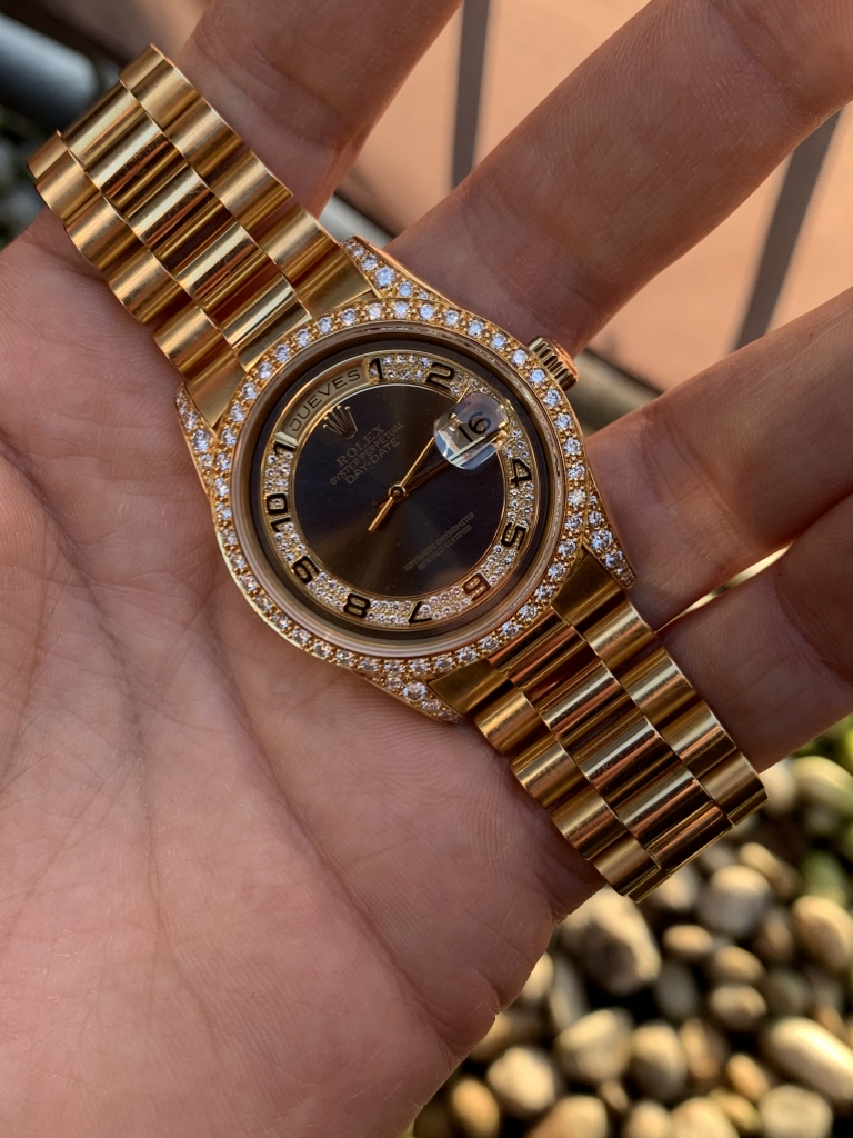Rolex day-date 18388 factory diamonds L 