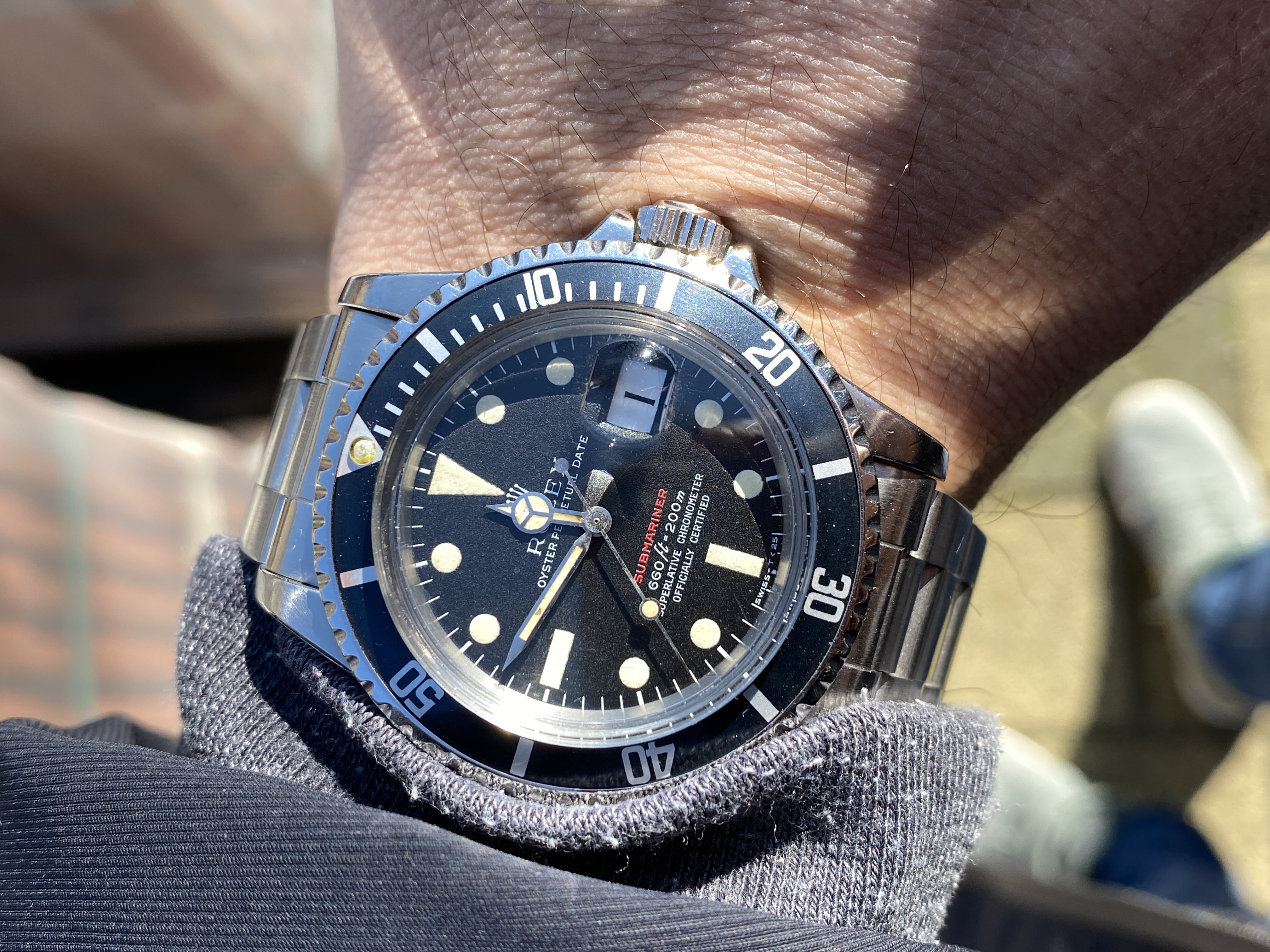 Submariner wristshot