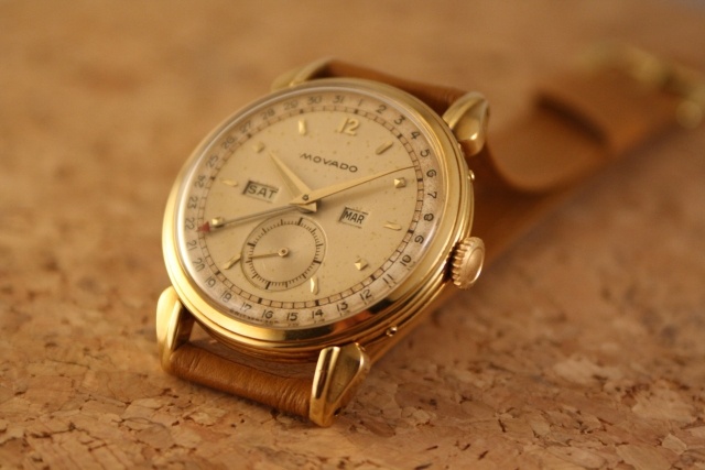 Movado old gold watch