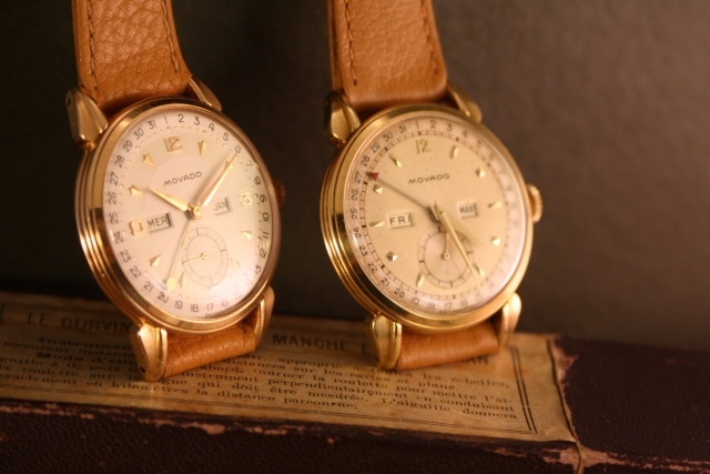 vintage movado watches gold
