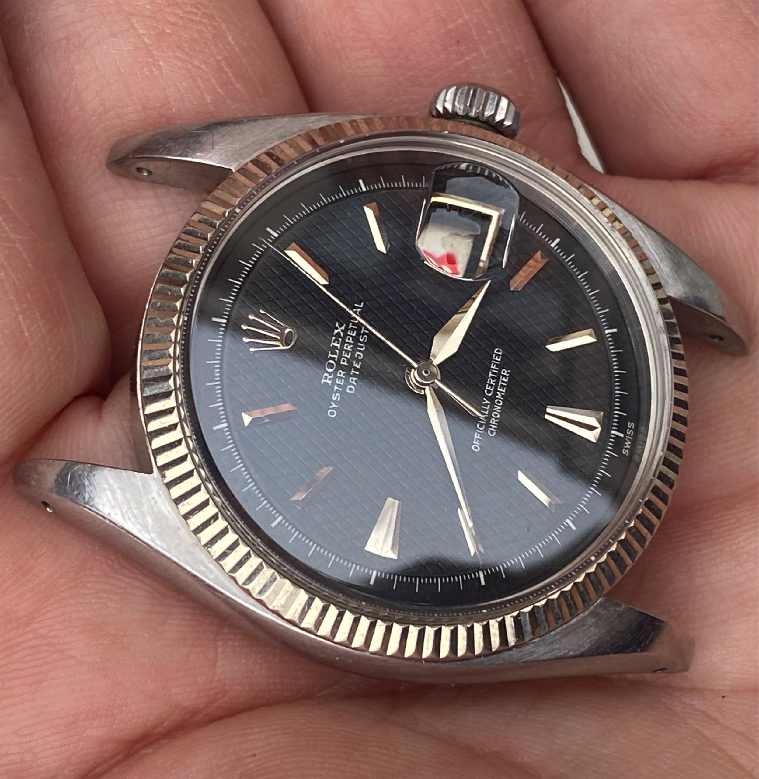 rolex 6305 honeycomb dial