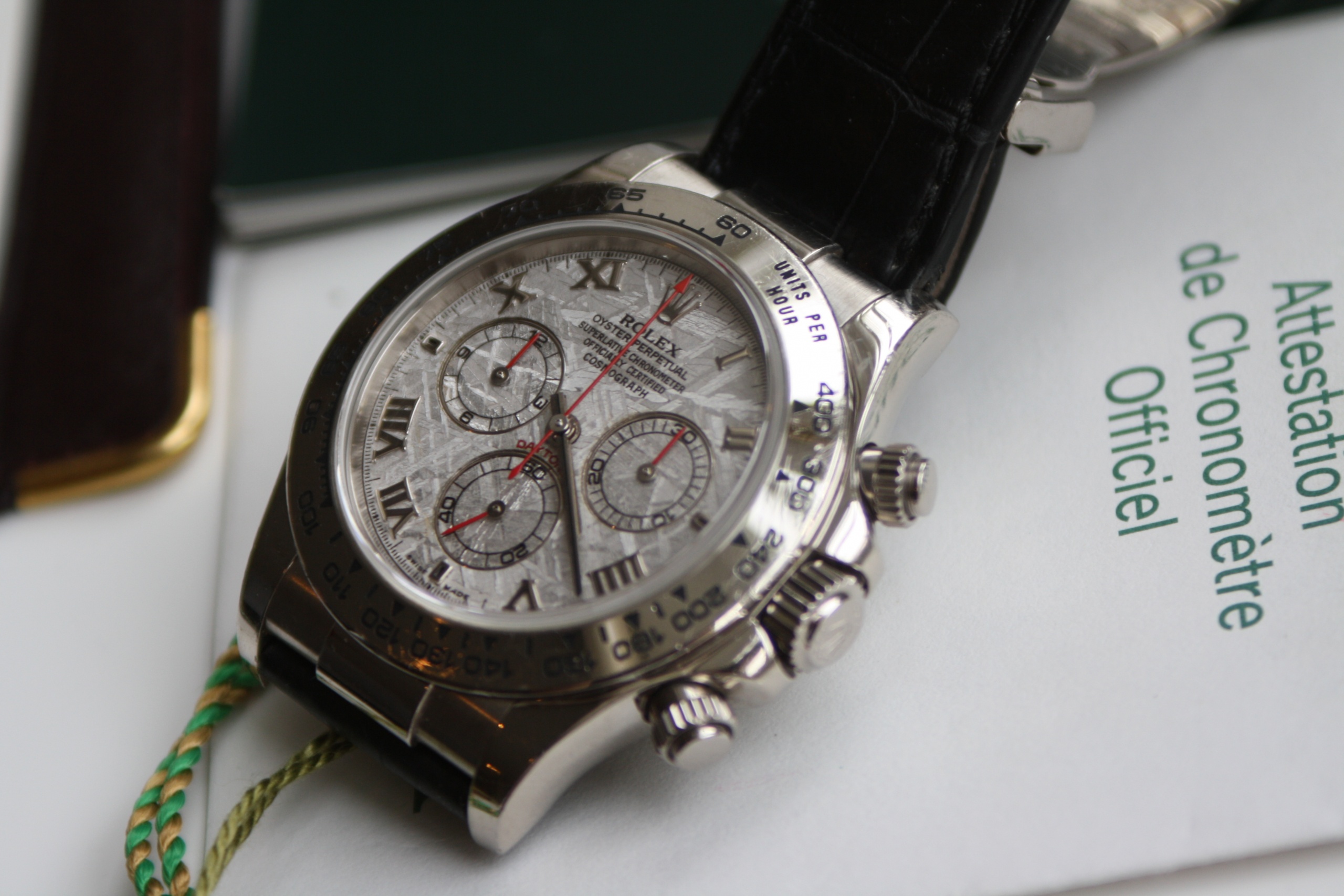 Rolex 116519 Meteorite Daytona white gold from 2004
