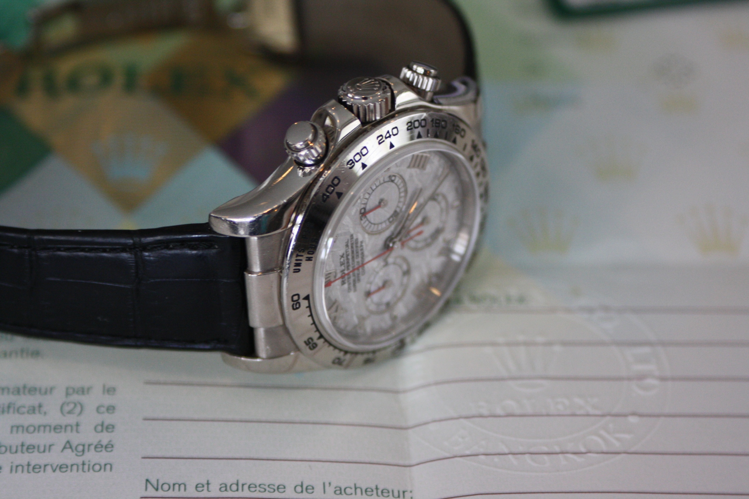 Rolex 116519 Meteorite Daytona white gold from 2004