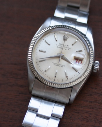 rolex ref 6305 steel and white gold
