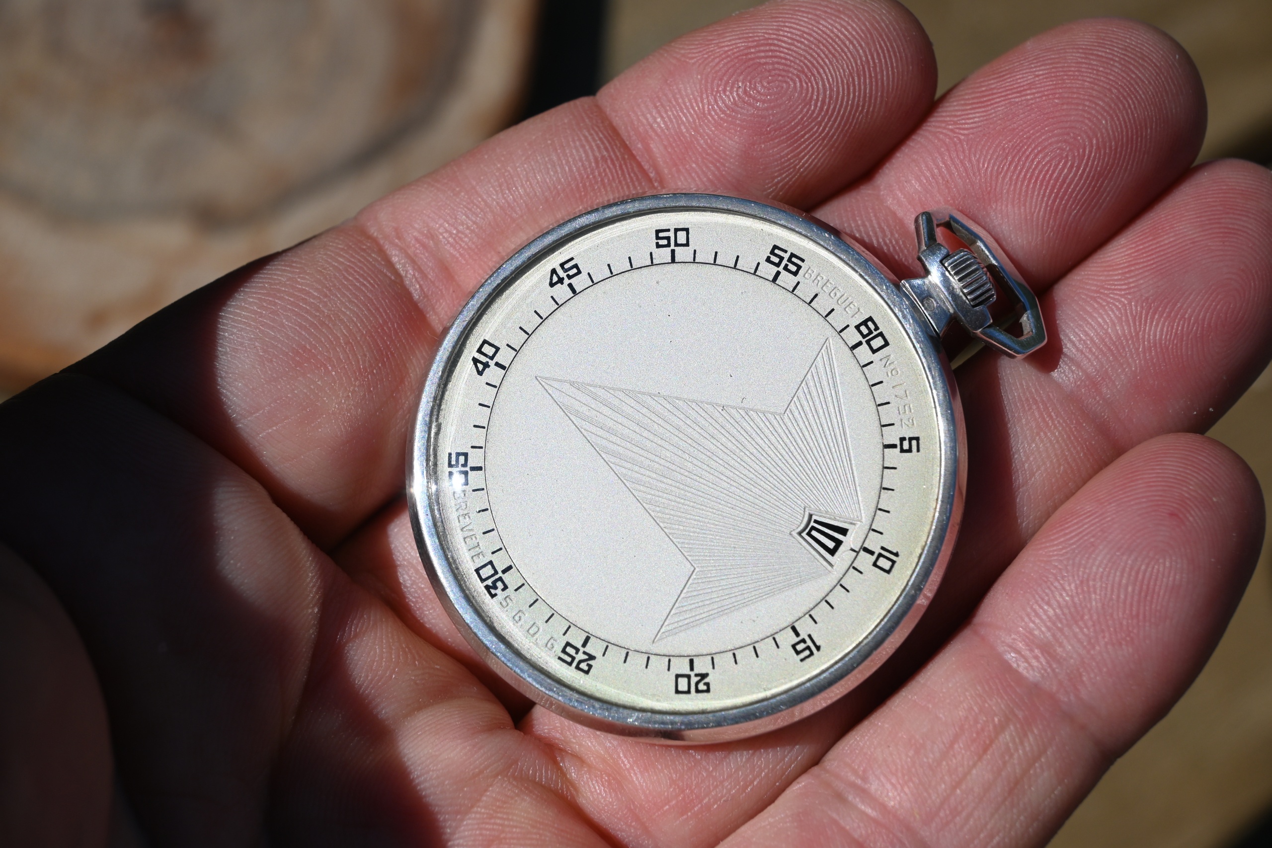 breguet chronoscope in silver 