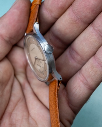 movado 570 steel 1940s watch like pate Philippe ref 570