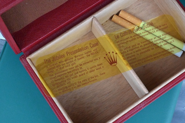 rolex vintage box