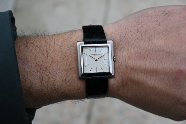 audemars piguet square vintage watch