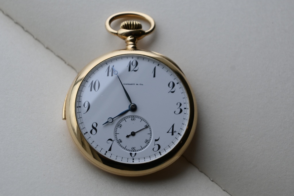 tiffany and co minute repeater pocket watch in gold