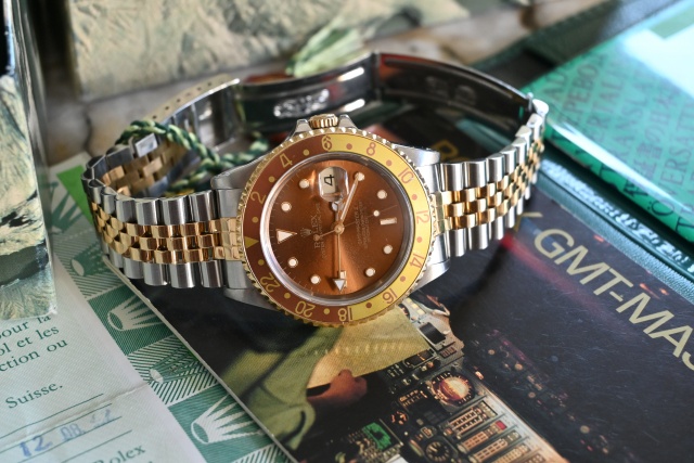 rolex 16713 tiger auge root beer