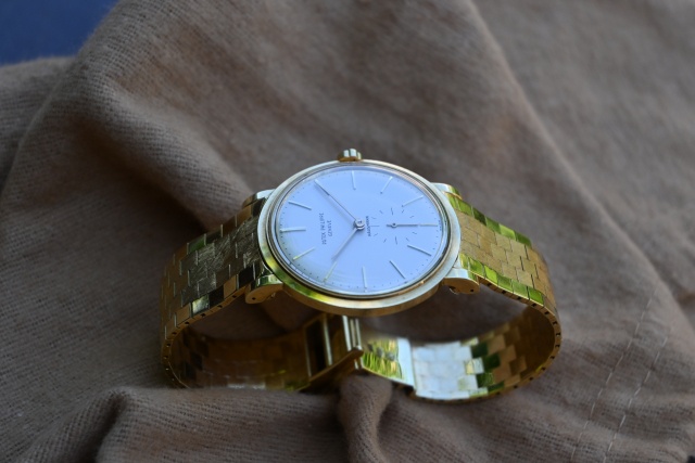 Patek 3429 gold bracelet