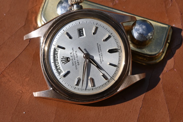 rolex 611b pink gold swiss dial