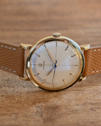 omega 18k gold dresswatch