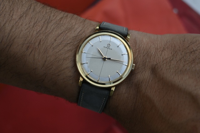 omega wrist shot dress watch