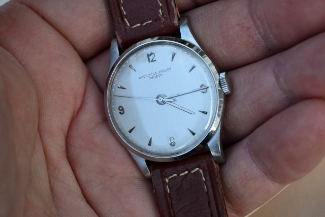 steel audemars piguet wristwatch