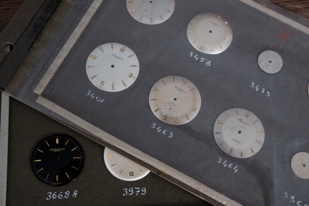 vintage Geneva beyeler & cie Geneva watch dials