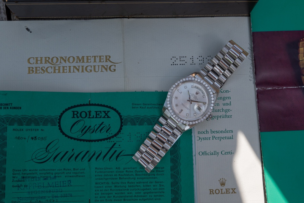 rolex 1804 platinum