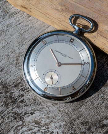 1930s vacheron Constantin steel pocket watch