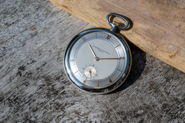 1930s vacheron Constantin steel pocket watch