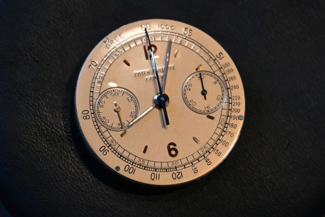 raised enamel dial Patek Philippe 1463 chronograph