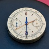 untouched Patek Philippe 1463 chronograph dial in pink
