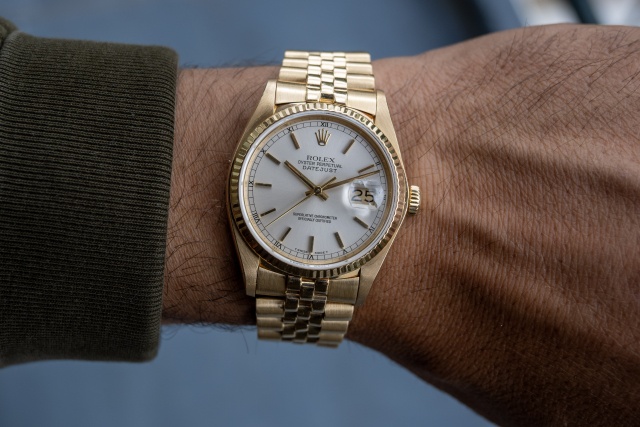 rolex 16018 datejuyst wrist shot