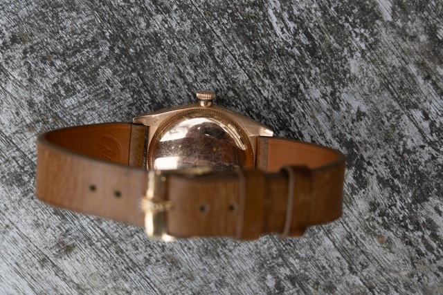 Rolex plated gold buckle