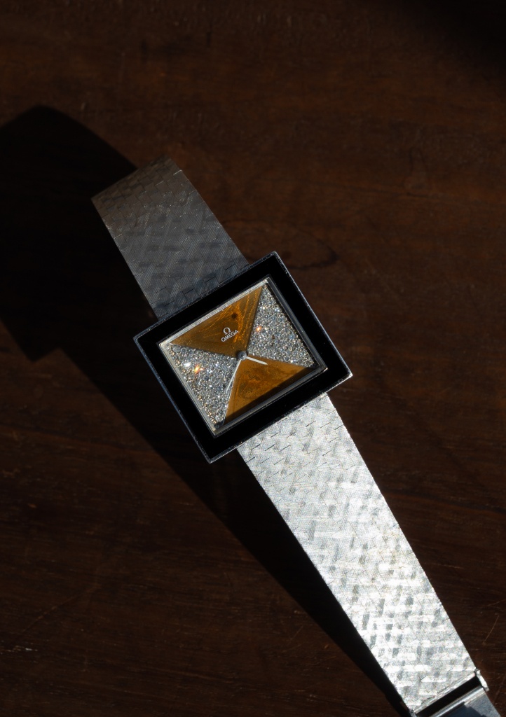 omega diamond onyx wood dial limited piece