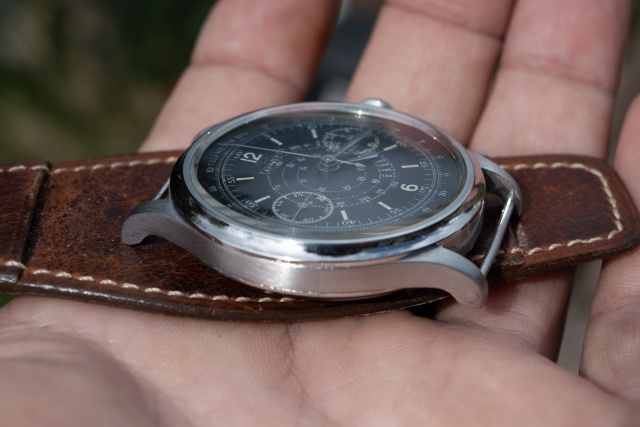 staybrite steel chronograph