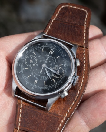 1930s steel chronograph