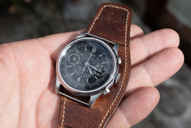 1930s steel chronograph