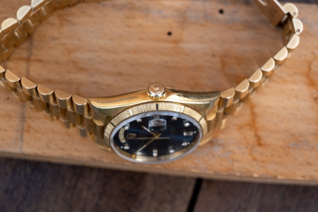 rolex blue diamond dial 36mm 18248 full set