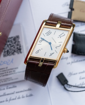 cartier tank asymetrique 2021 yellow gold